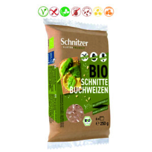 PAN FERMENTADO DE TRIGO SARRACENO SIN GLUTEN - 250