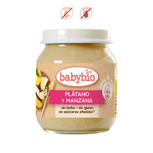 BABYBIO MANZANA PLATANO - 2x130g