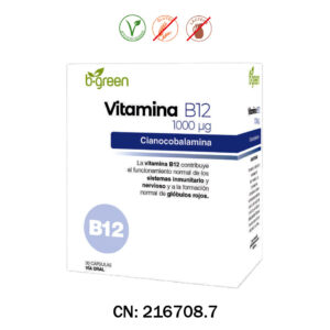 VITAMINA B12 1000MCG. - 30 CAPSULAS