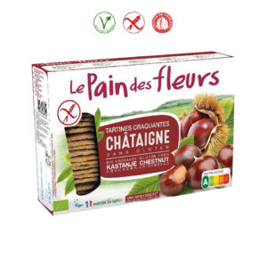 PAN CRUJIENTE CASTAÑAS S/AZUCAR - 300GR.