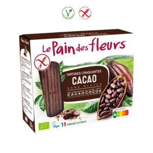 PAN CRUJIENTE CACAO S/SAL - 160GR.