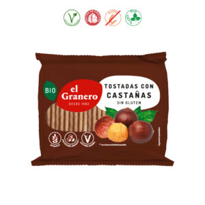 TOSTADAS DE CASTAÑA SIN GLUTEN BIO - 90GR.
