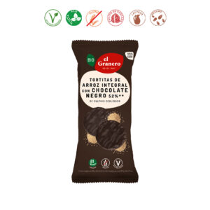 TORTAS ARROZ CON CHOCOLATE NEGRO BIO - 100GR.