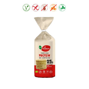 TORTAS LENTEJAS PROTEINA - 125GR.