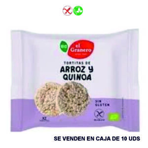 EXP 10 UDS TORTITAS ARROZ QUINOA - 20GR.