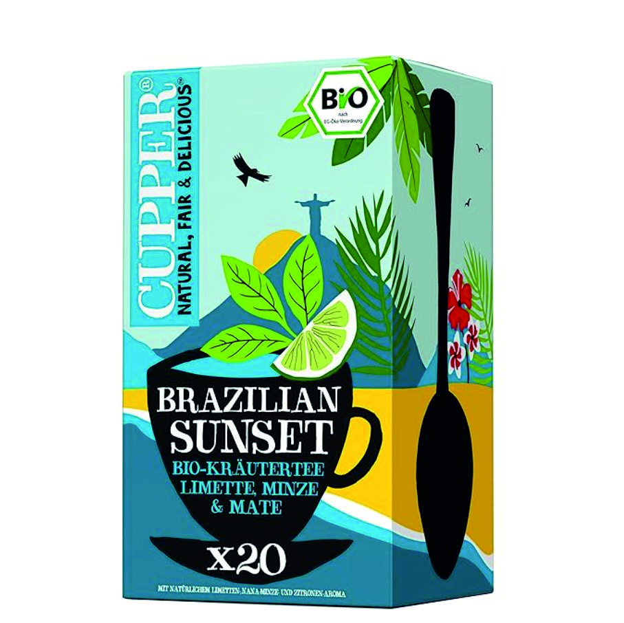 INFUSION BRASIL MATE MENTA - 20 FILTROS