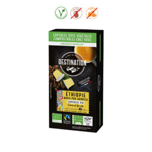 CAPSULA CAFE ETIOPIA MOKA 100% ARÁBICA (8) BIO - 10 C