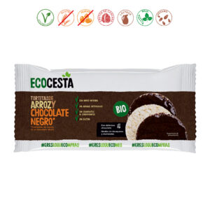 TORTITAS ARROZ CON CHOCOLATE NEGRO 6 UD - 100GR.