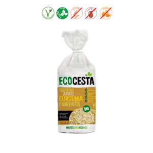 TORTITAS DE ARROZ CON CURCUMA Y PIMIENTA BIO - 1