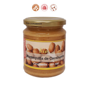 MANTEQUILLA DE CACAHUETES SIN SAL - 250