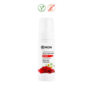 MOUSSE LIMPIADOR FACIAL ROSA Y MANZANILA - 150ML.