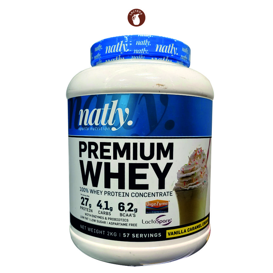 PREMIUM WHEY VAINILLA CARAMELO - 2KG.