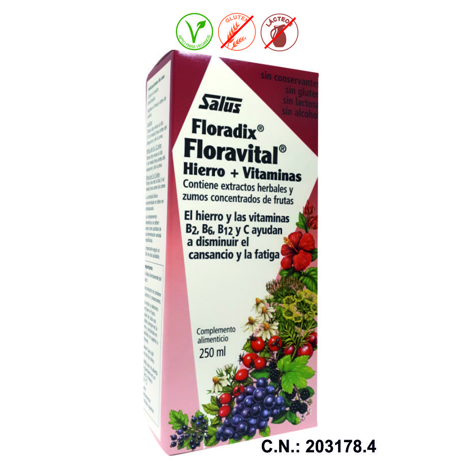 FLORADIX FLORAVITAL - 250ML.