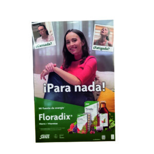 CARTEL PIE 60x80 FLORADIX (ECHALE HIERRO)