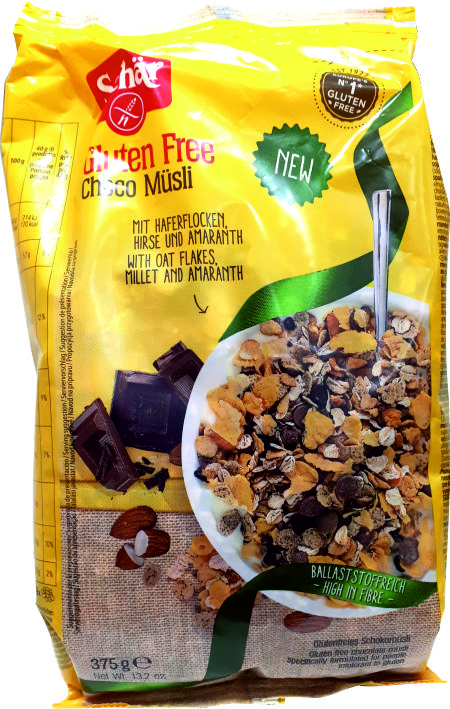 CHOCO MÜSLI MUESLI DE CHOCOLATE - 375GR.