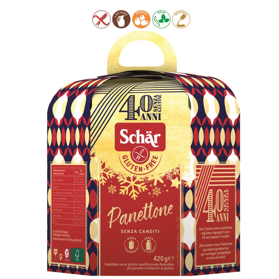 PANETTONE SIN GLUTEN - 420GR.
