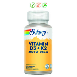 VITAMIN D3 Y K2 5000UI - 120 CAPSULAS