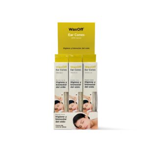 PACK EXPOSITOR WAXOFF CONOS OIDOS - 9 UNDS.