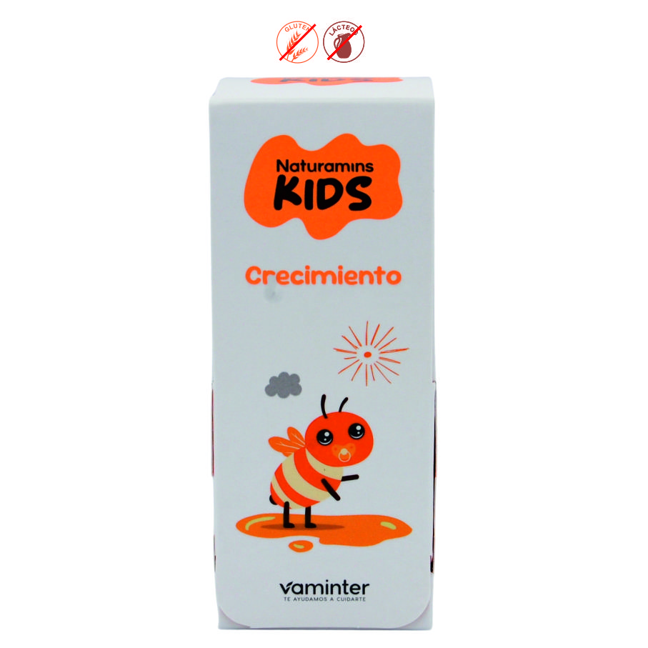 NATURAMINS KIDS JARABE CRECIMIENTO (MELOCOTON) - 150ML.