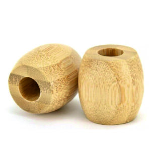 SOPORTE PARA CEPILLOS DE DIENTES BAMBU - 1 UNIDAD