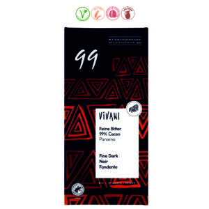 TABLETA CHOCOLATE NEGRO 99% PANAMA AZUCAR COCO - 8