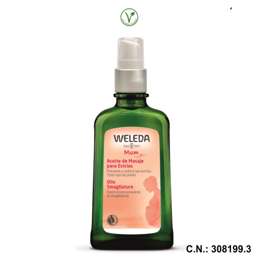 ACEITE DE MASAJE PARA ESTRIAS - 100ML.