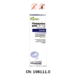 MELATONIA GOTAS 1,9MG. - 50ML.