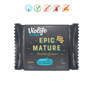 BLOQUE VEGANO CHEDDAR CURADO EPIC - 200GR.