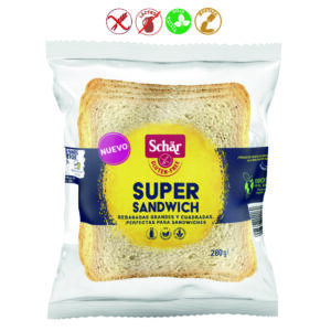 SUPER SANDWICH 6 REBANADAS SIN GLUTEN - 280GR.