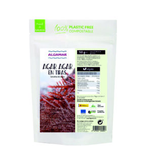 AGAR AGAR EN TIRAS - 50GR.