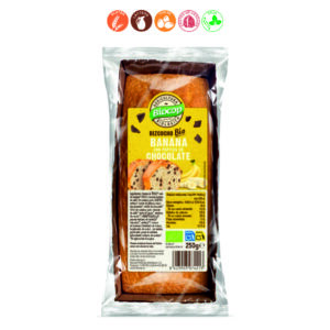 BIZCOCHO PLATANO CHIPS CHOCO BIO - 250GR.
