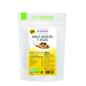ARROZ LENTEJAS Y ALGAS BIO - 300GR.